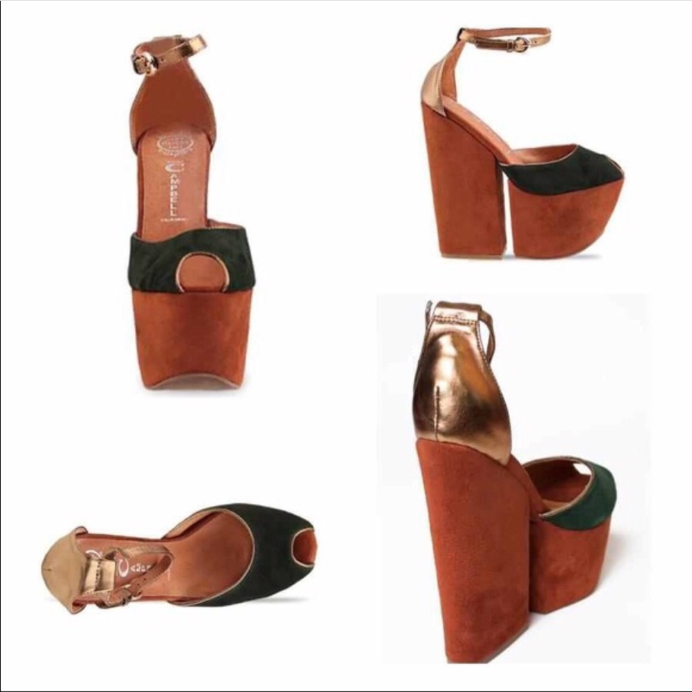 Jeffery Campbell 4 EVZ in Two Toned (Runs Small)